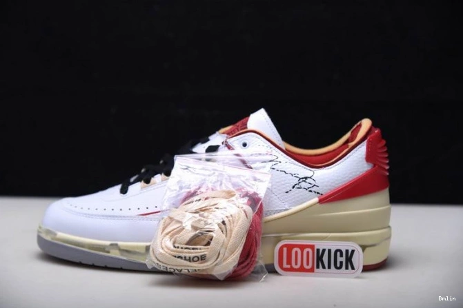 Boostmaster lin Retro Off-White SP Low White Jordan 2 Red DJ4375-106 0707